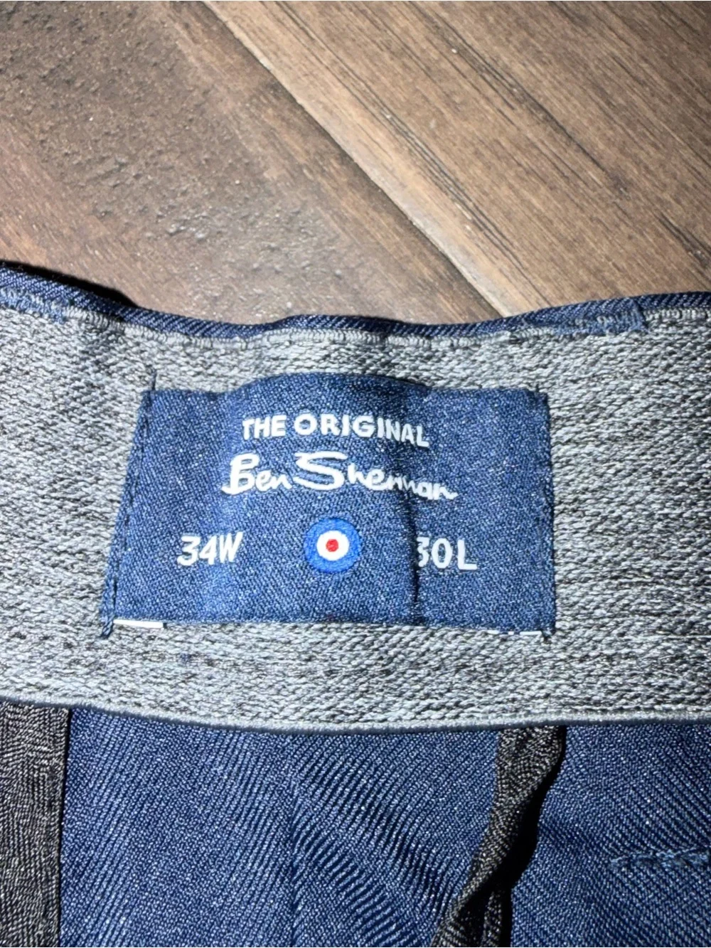 Ben Sherman Navy Blue Men's Dress Pants - Flat Front